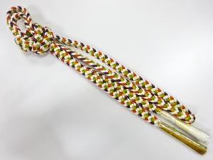 未使用品　正絹　手組帯締め